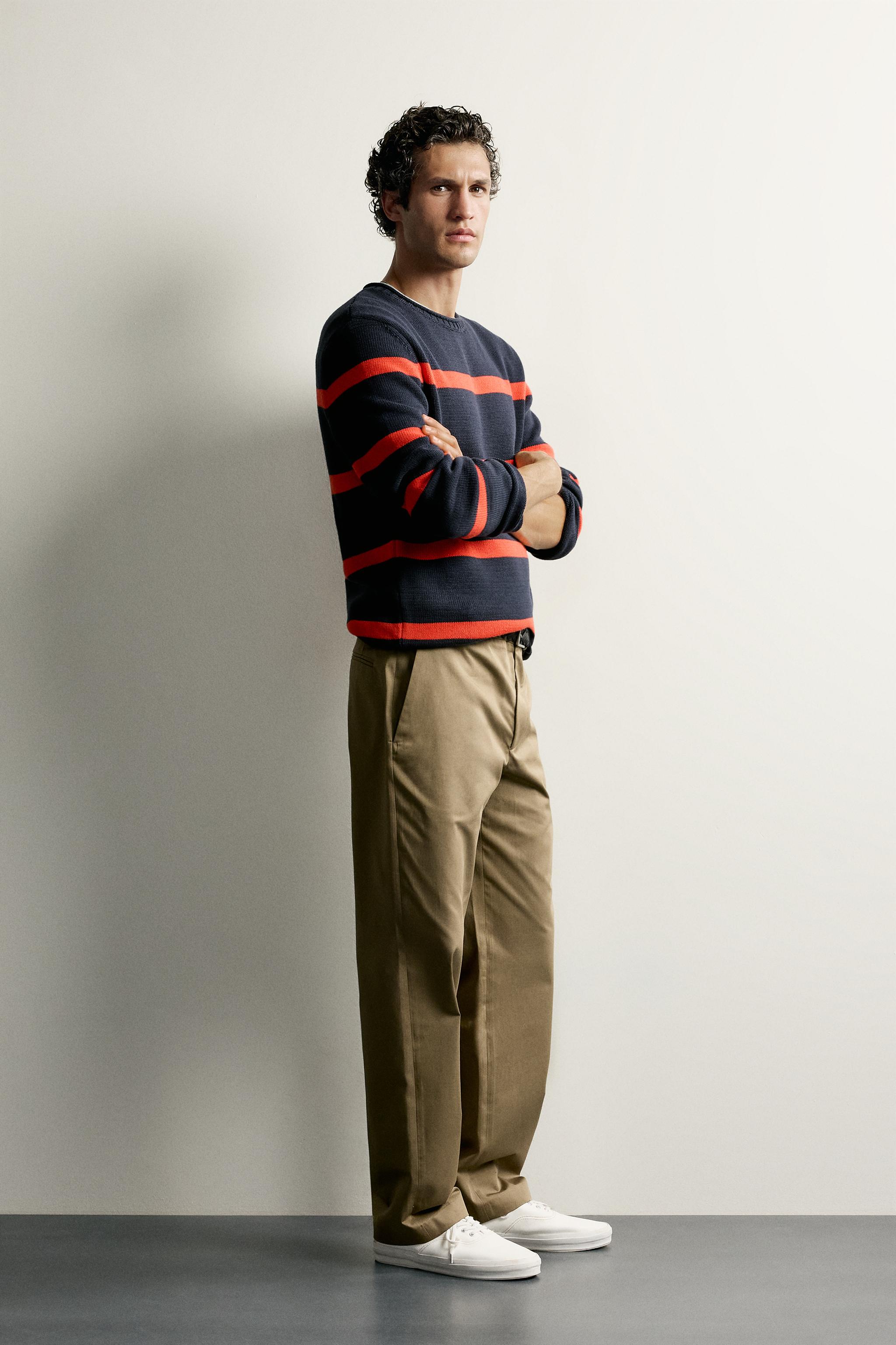 STRAIGHT-FIT PANTS