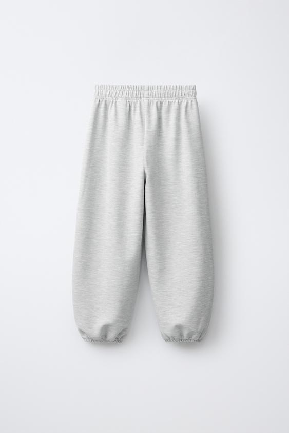 PANTALON DE JOGGING WAFFLE GYM - Gris chiné de Zara - Image 1