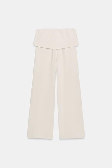 PANTALÓN HEAVY COTTON FAJIN - Crudo de Zara