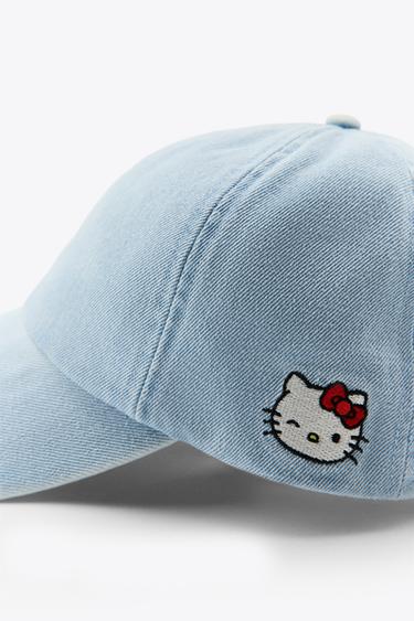 CASQUETTE EN DENIM HELLO KITTY © 2025 SANRIO - Bleu clair de Zara - Image 5