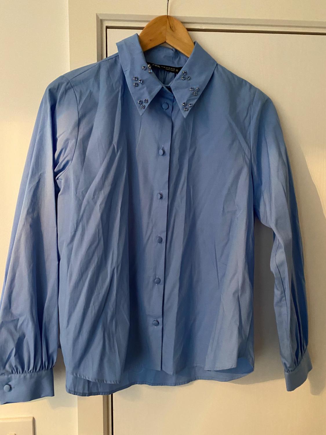 BEJEWELLED POPLIN SHIRT