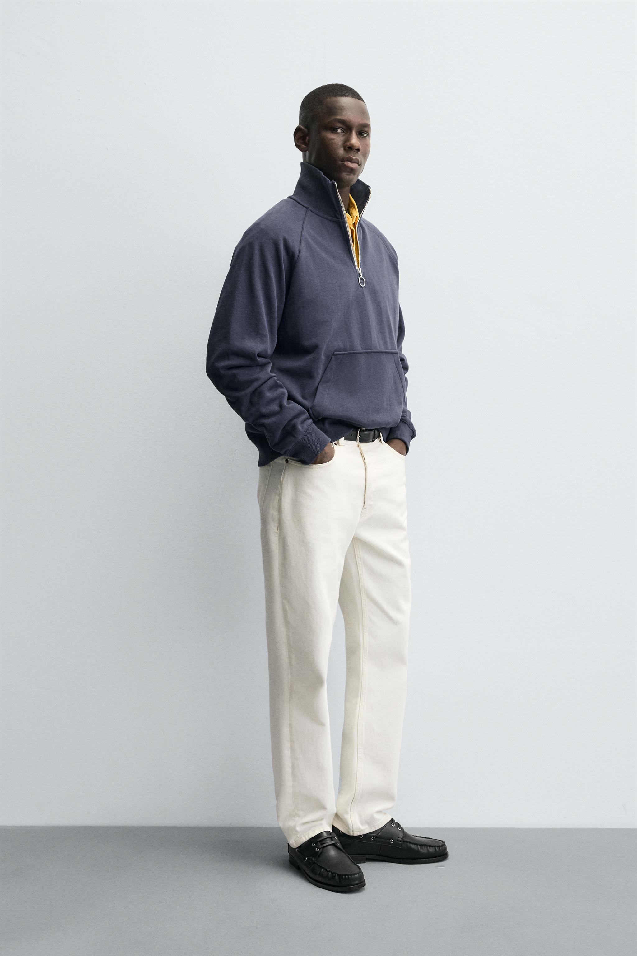 QUARTER-ZIP SWEATSHIRT