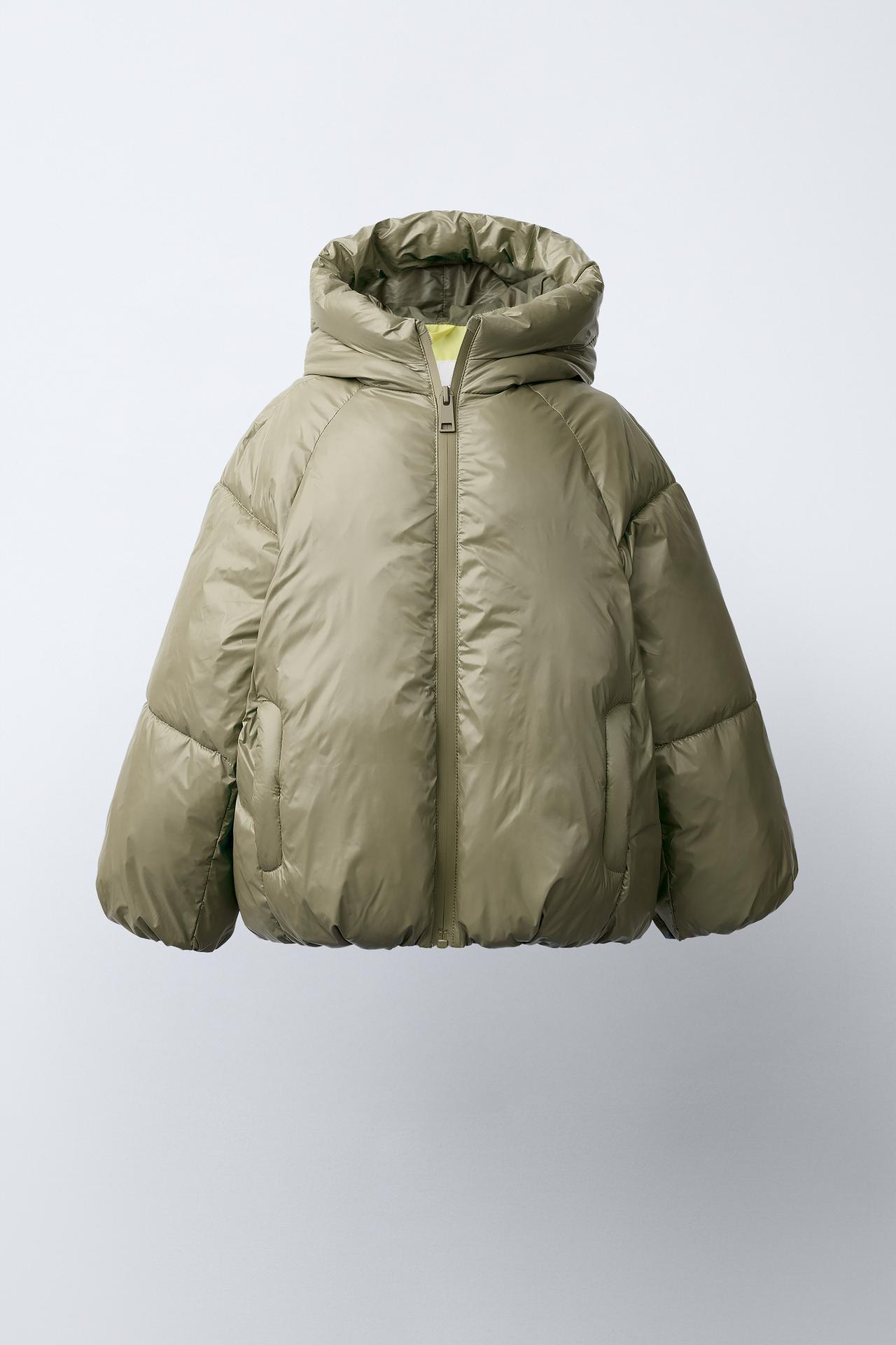 WATER-REPELLENT BONDED QUILTED COAT — Khaki