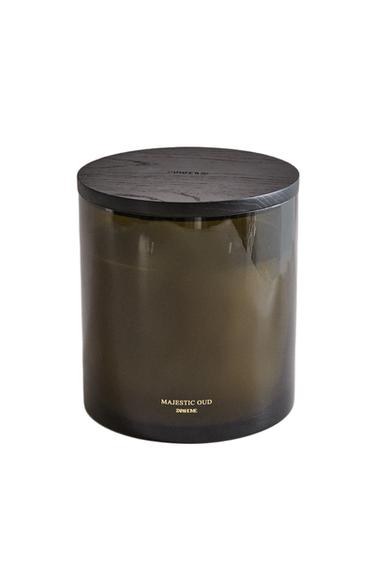 (2 KG) BOUGIE PARFUMÉE MAJESTIC OUD - Marron foncé de Zara