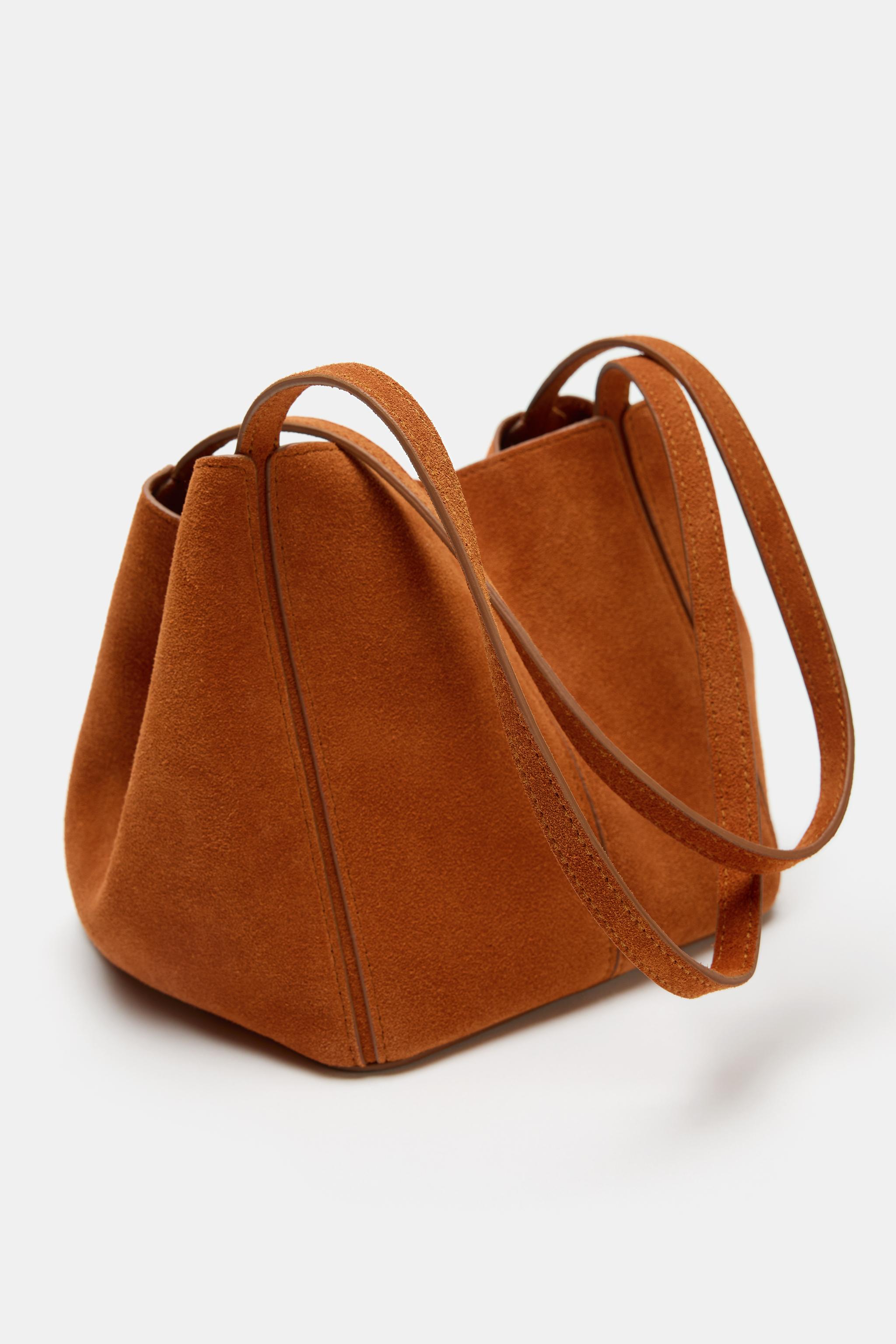 Женские сумки Zara MINI LEATHER SHOULDER — фото 4