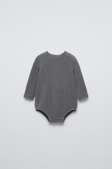 Zara SOFT TOUCH BODYSUIT - Steel