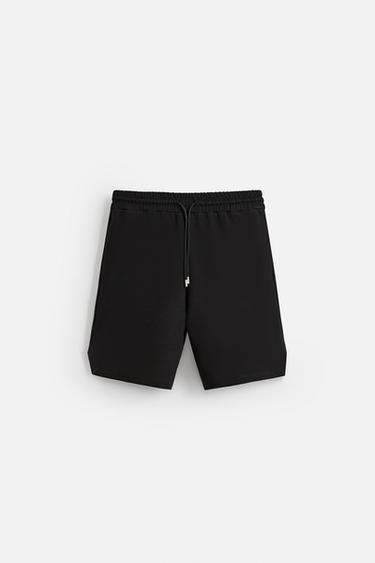 BERMUDA STRUCTURÉ INTERLOCK - Noir de Zara - Image 6