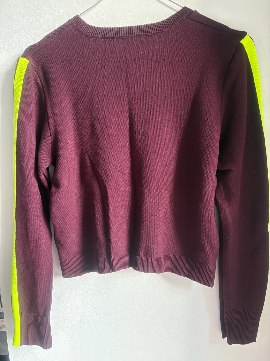 SWEATER WITH CONTRASTING TRIMS - Image 2