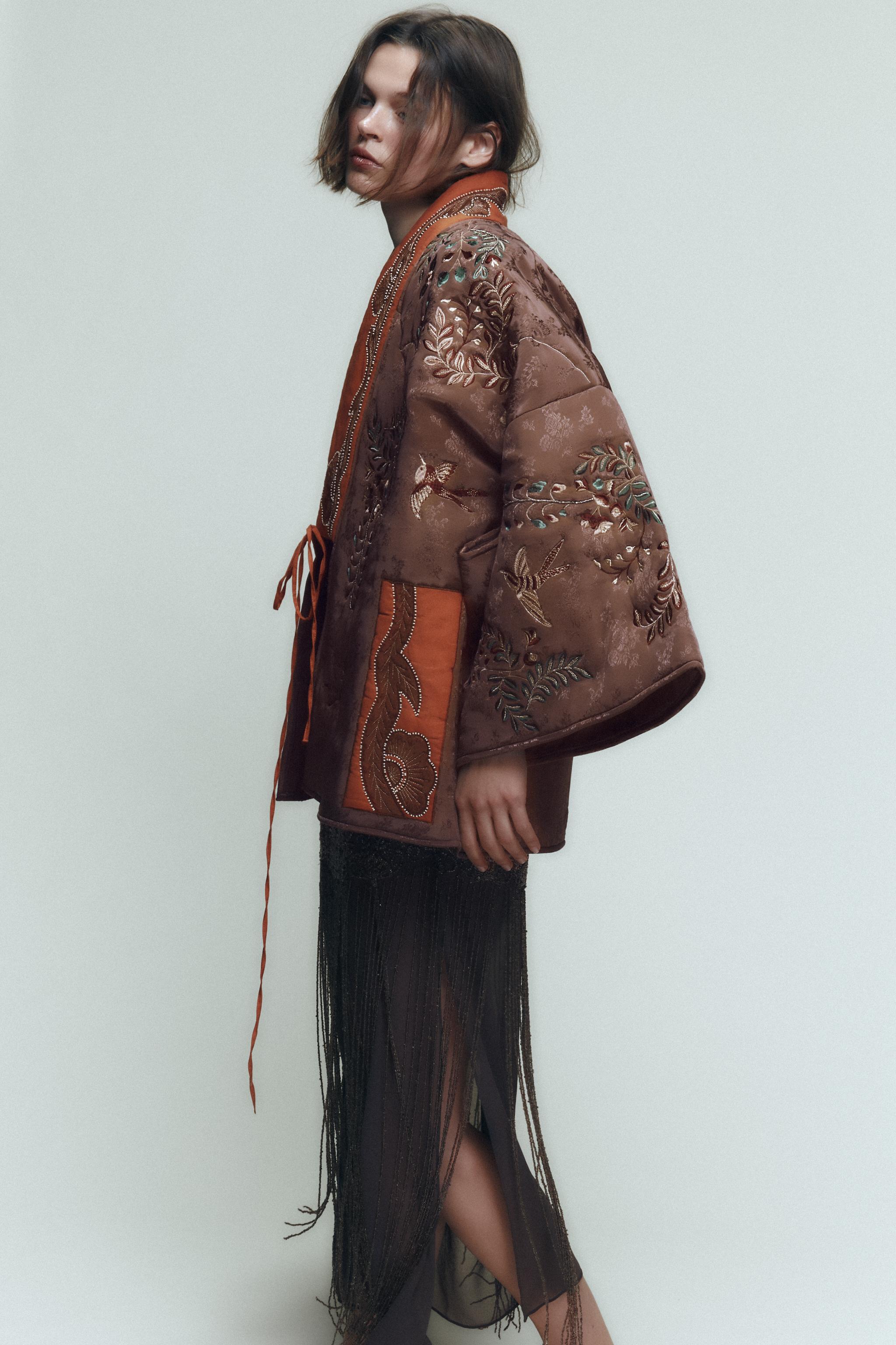 キモノ風ジャケット - レディース | ZARA 日本