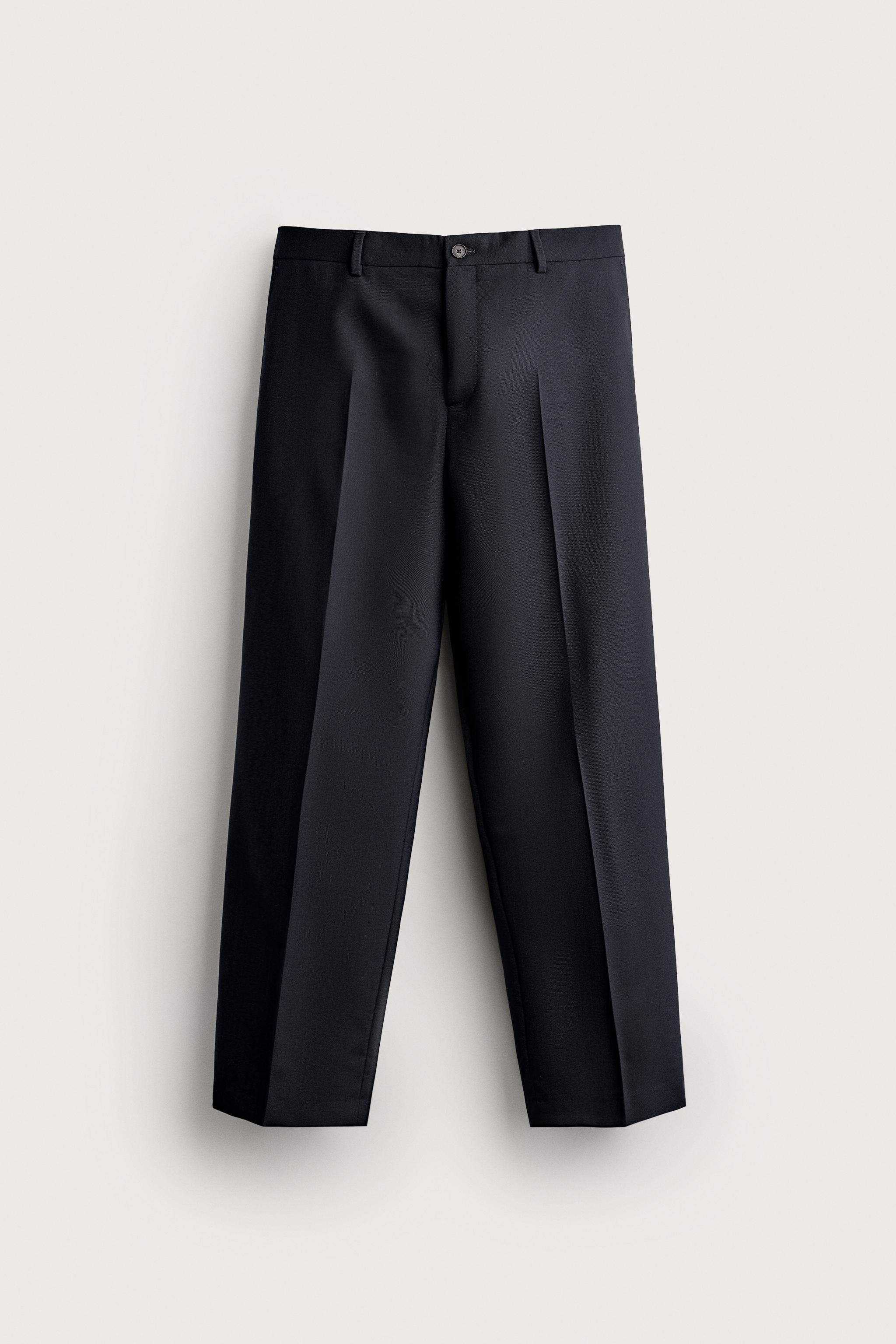 PANTALON REGULAR FIT 100% LAINE