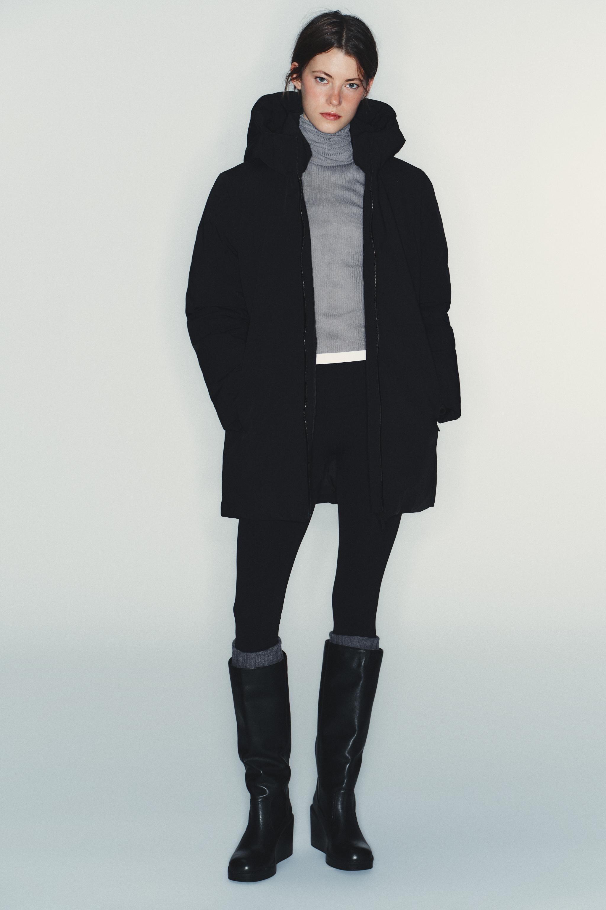 Women's Black Coats | ZARA Mexico