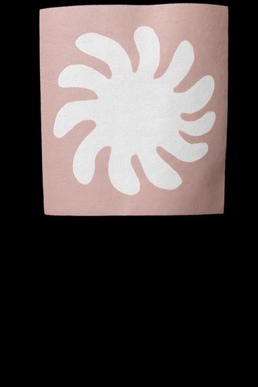 PRINTED T-SHIRT WITH ELEMENTS - Anthracite grey by Zara