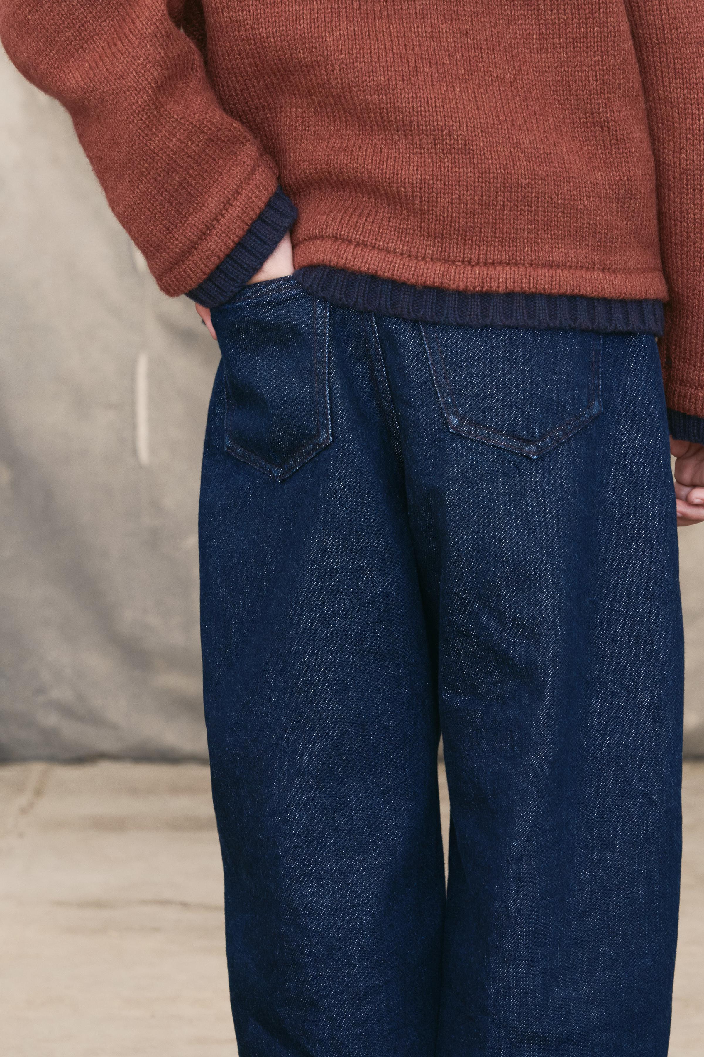 BAGGY FIT JEANS LIMITED EDITION - Dark navy | ZARA United States