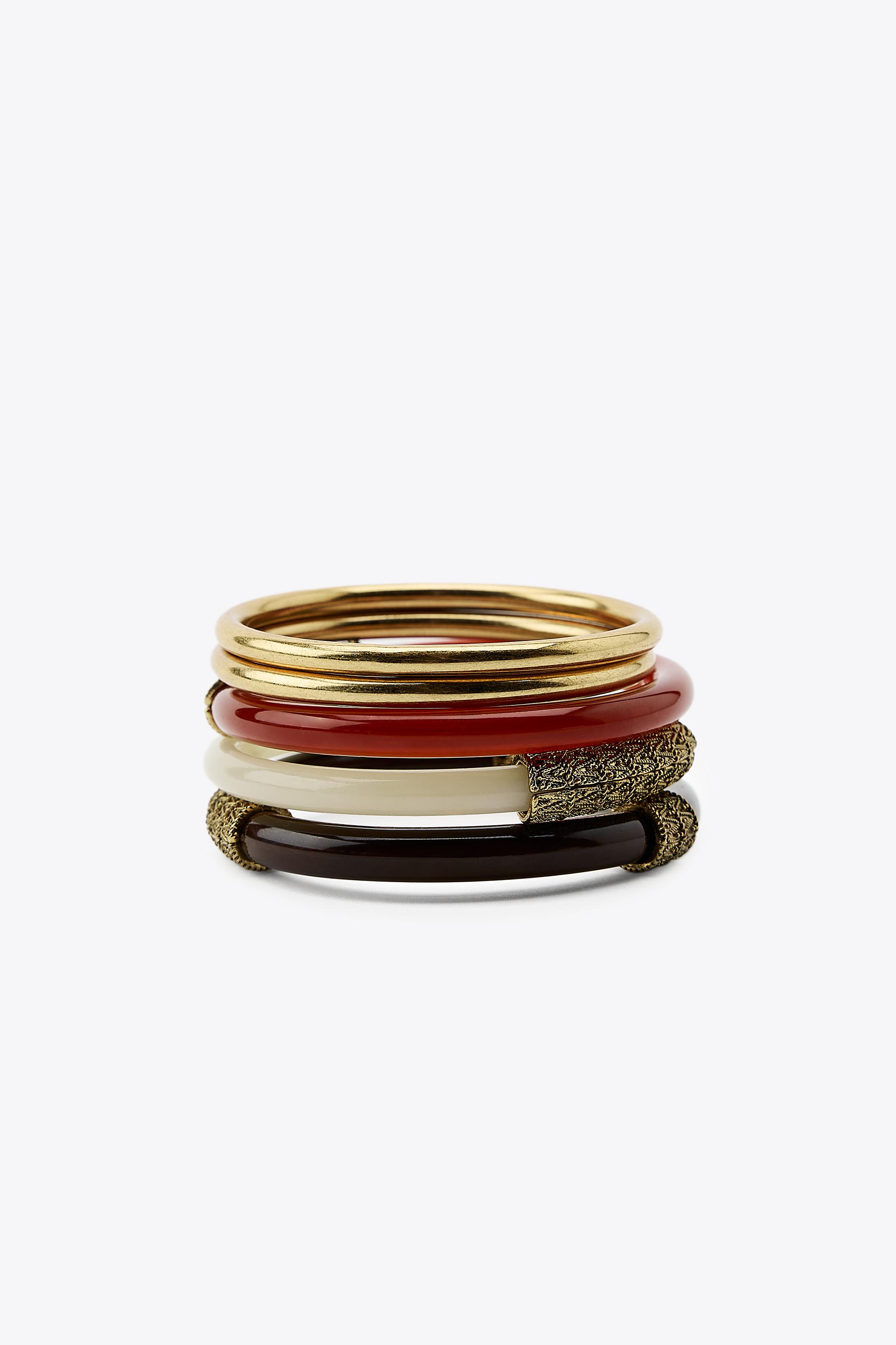 5-PACK OF ASSORTED RIGID BRACELETS