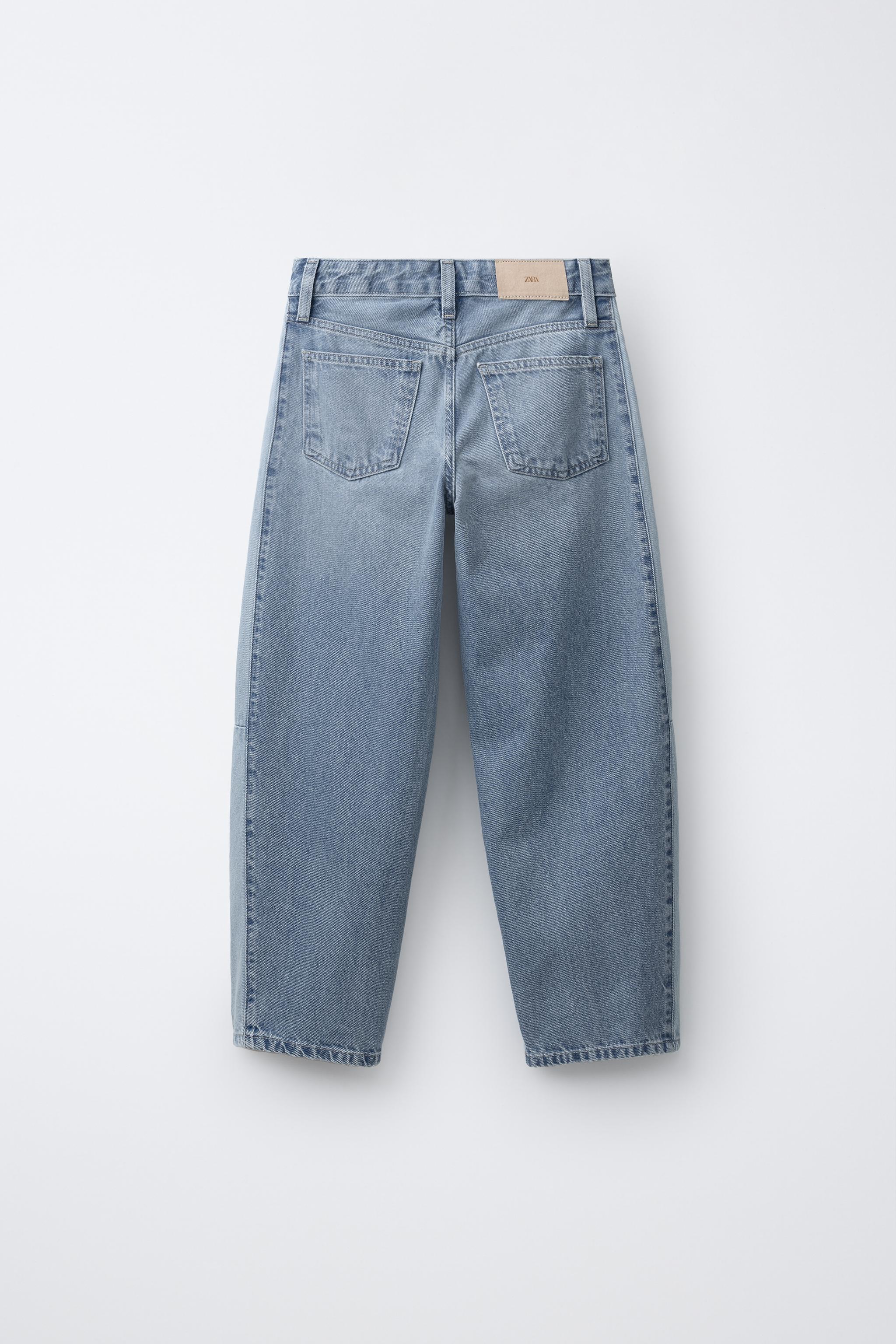 EMBROIDERED BALLOON JEANS