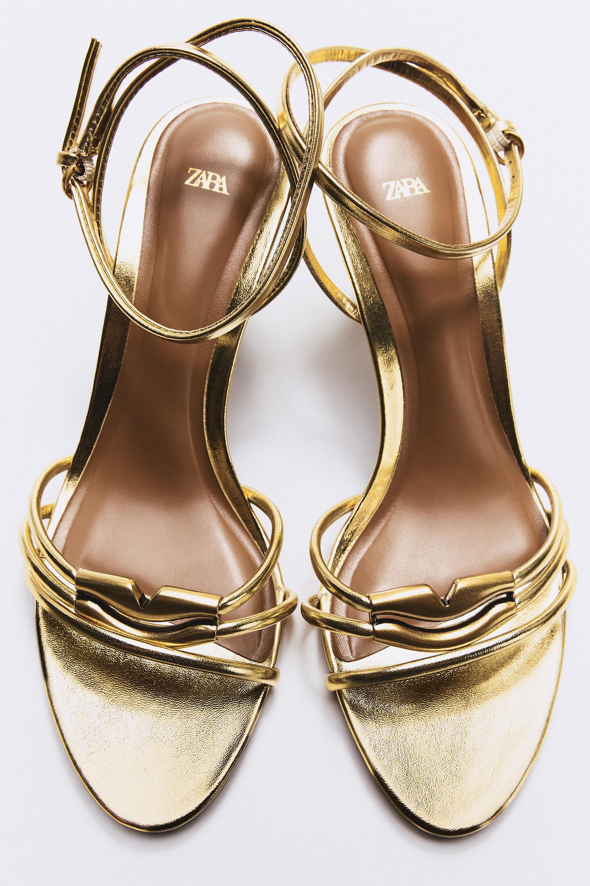 Womens orders gold sandals