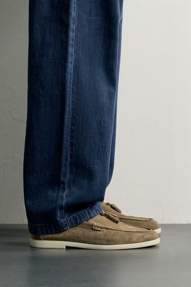 Mocasines de cuero