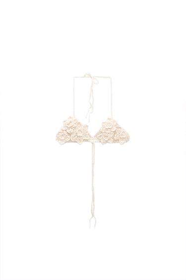FLORAL CROCHET TOP