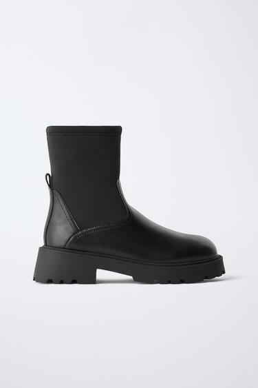 BOTÍN STRECH - Negro de Zara