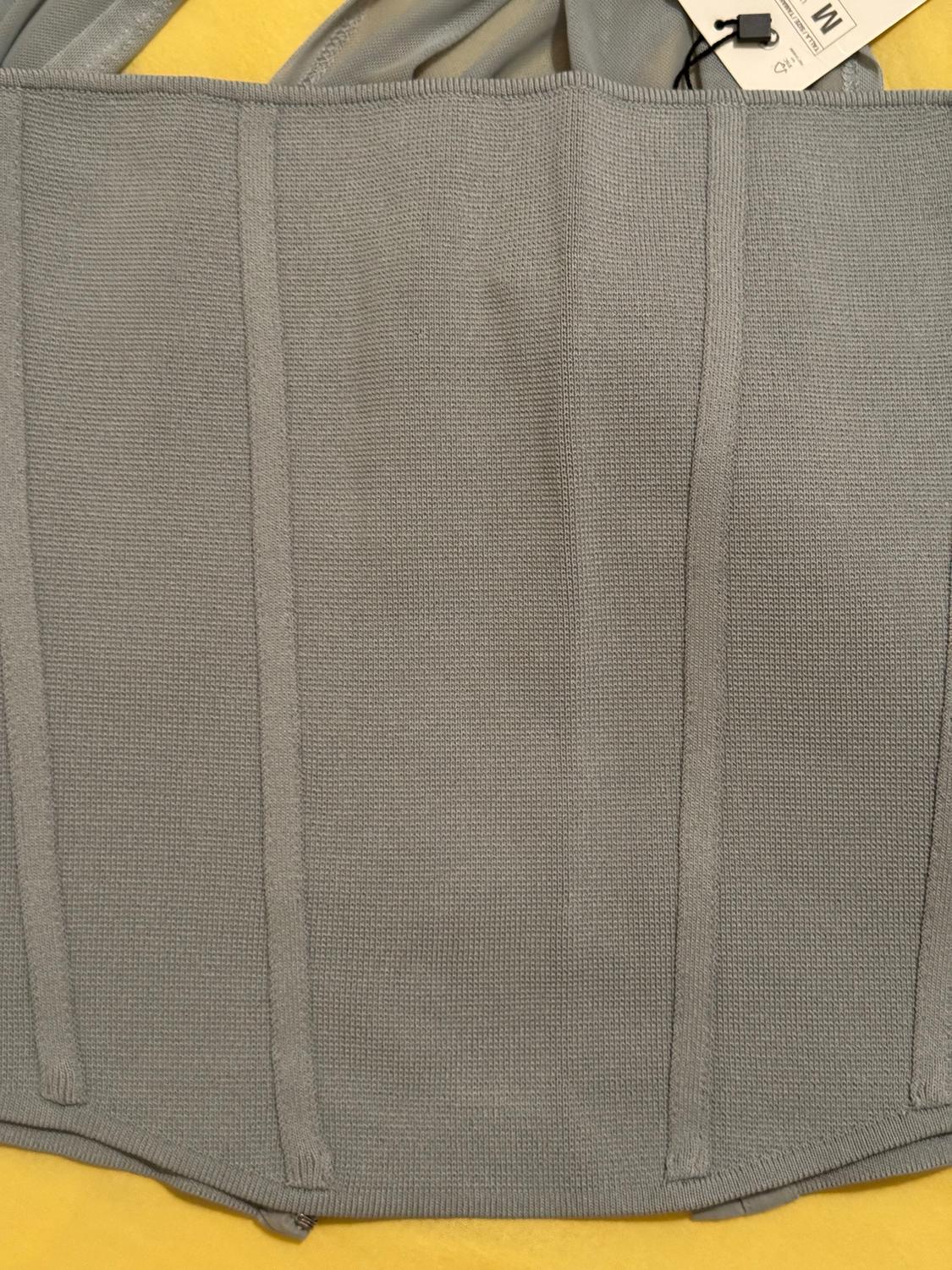KNIT TULLE CORSET TOP - Image 7