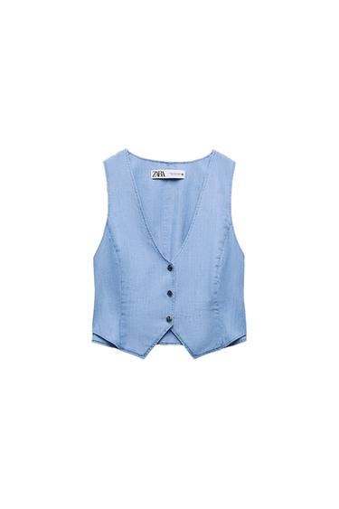 WAISTCOAT WITH REAR TAB