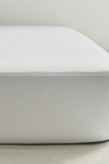 ALÈSE IMPERMÉABLE JERSEY DE COTON - Blanc de Zara - Image 5