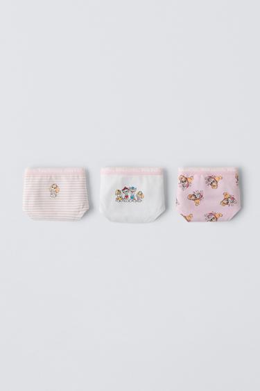 2-6 AÑOS/ PACK TRES BRAGUITAS PAW PATROL ™ - Rosa de Zara