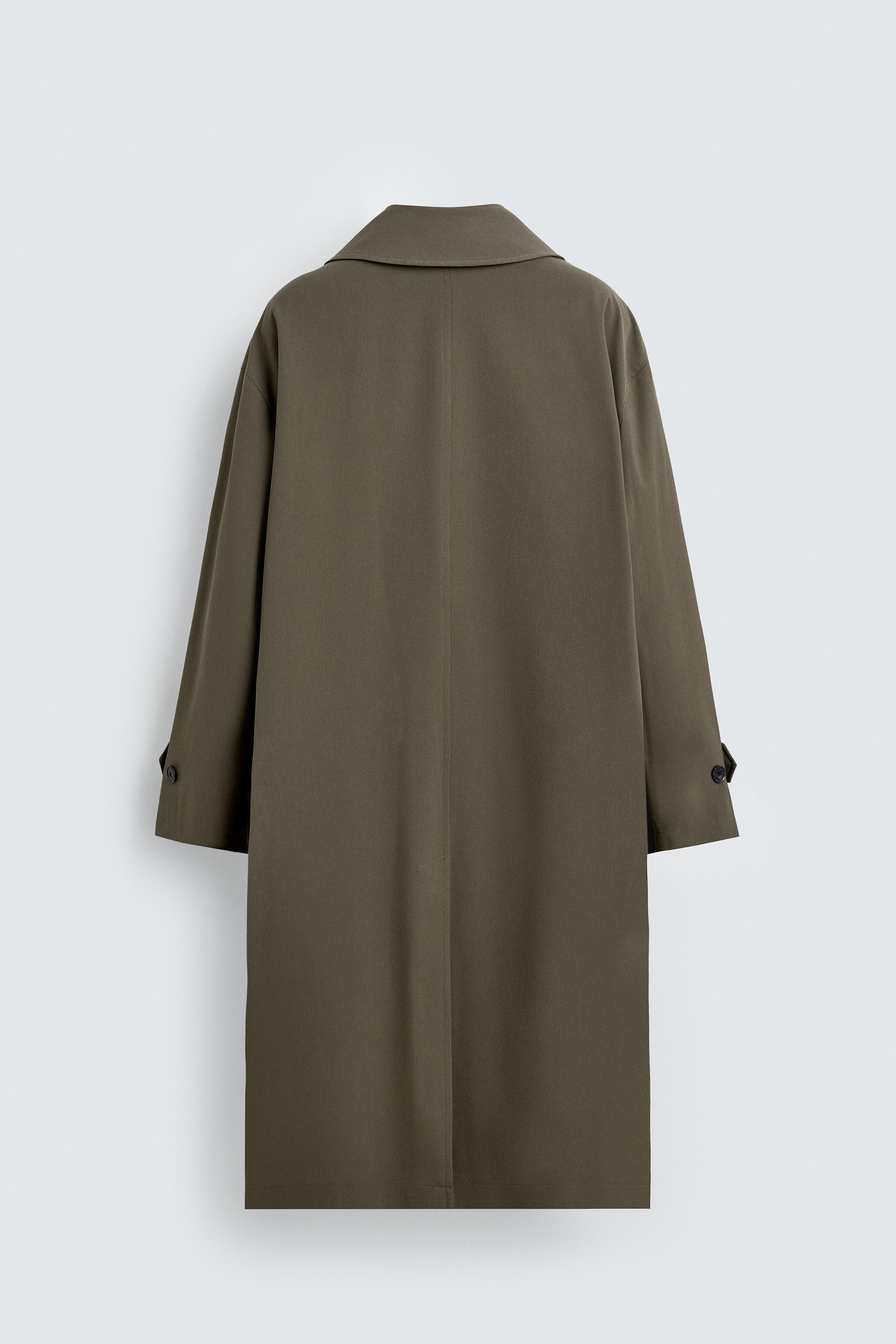 FLOWY OVERSIZED FIT TRENCH COAT