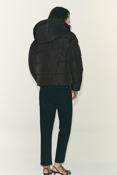 WATER AND WIND PROTECTION SHORT PADDED ANORAK - Brown by Zara - Image 2