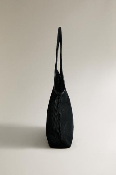 KNIT TOTE BAG - Black by Zara - Image 2