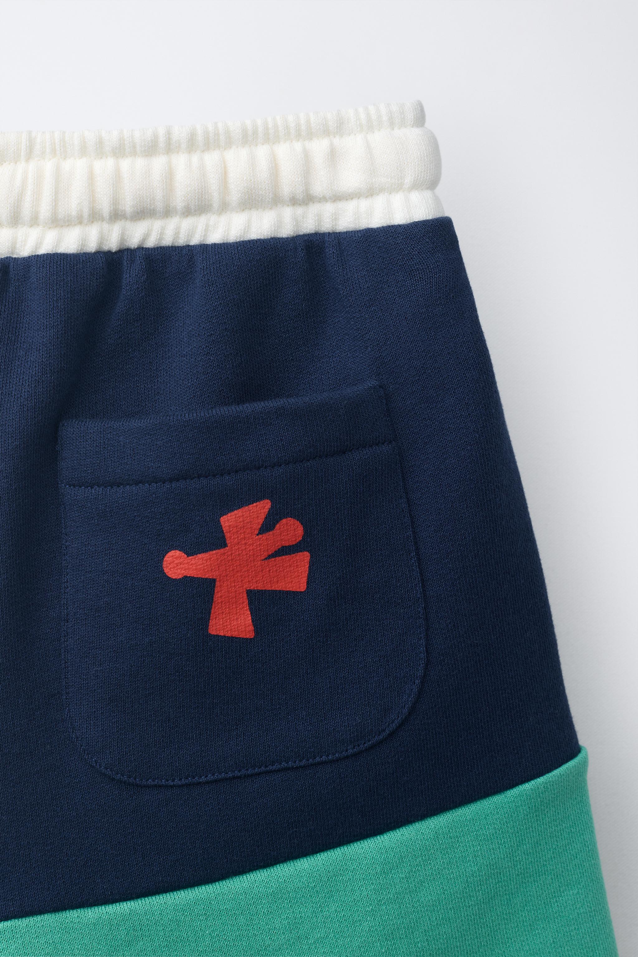 BERMUDA LOGO MOLLETON COLOR BLOCK