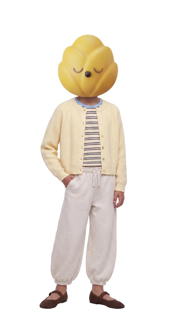 Zara KOOTUD KARDIGAN - Yellow - Pilt 0