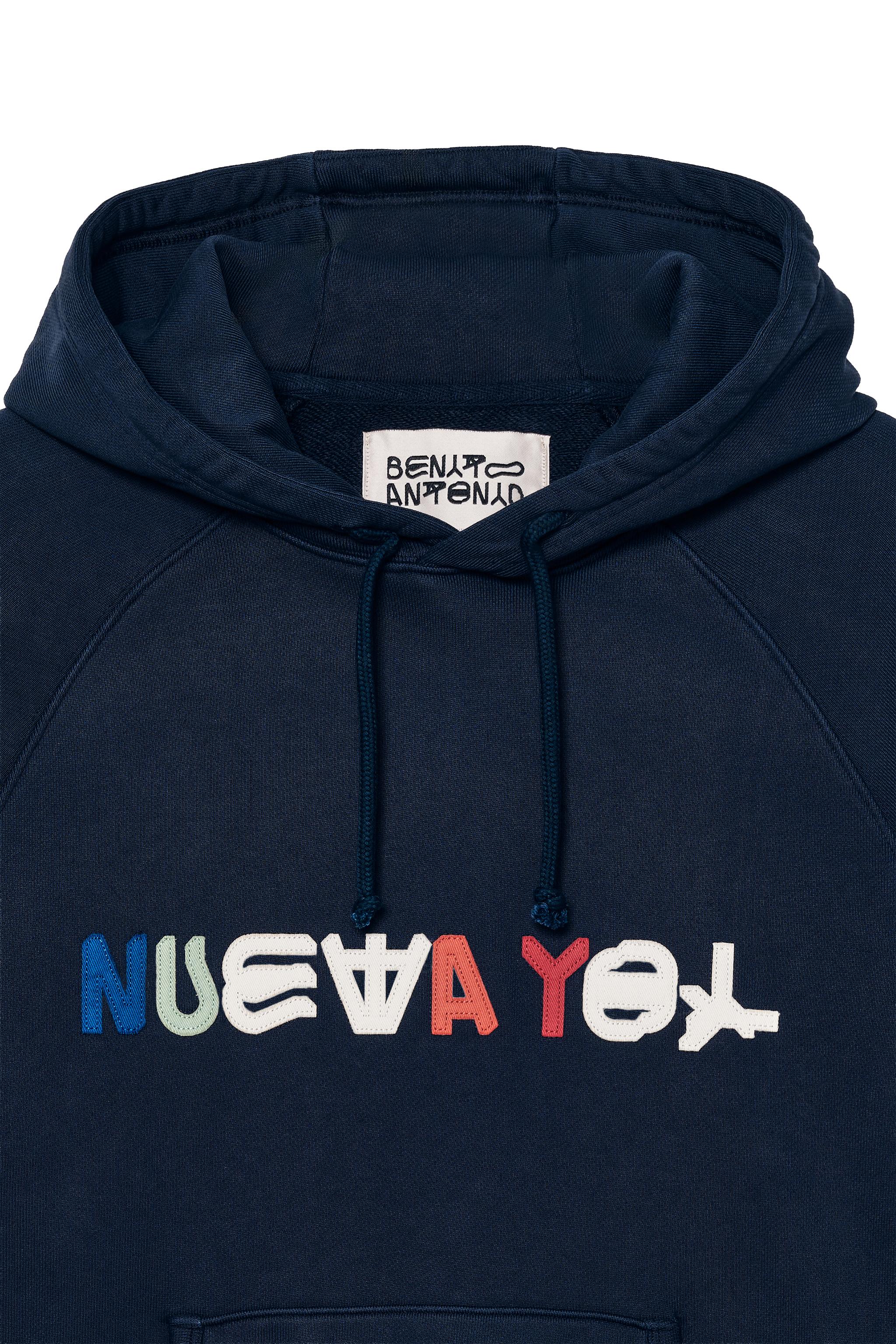 NEW YORK PATCH HOODIE - Navy blue | ZARA Spain