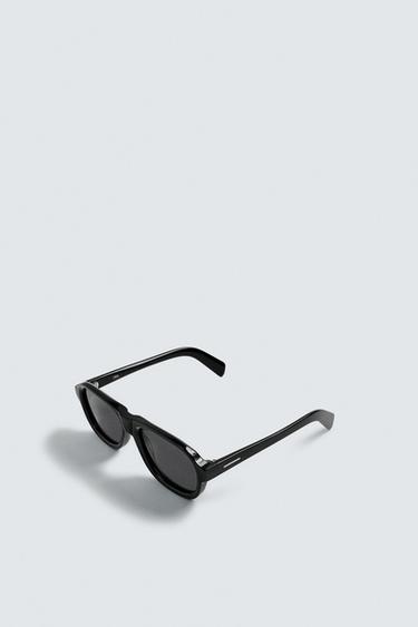 LUNETTES DE SOLEIL OVALES - Noir de Zara - Image 2