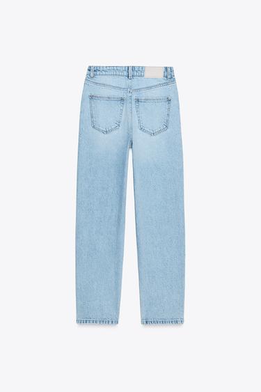 Z1975 HIGH-WAIST MOM LEG JEANS - Light blue by Zara - Image 1