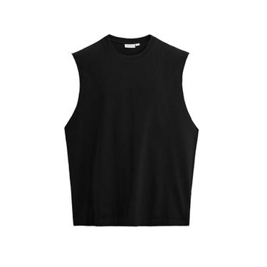 CAMISETA TANK ALGODÓN - Negro de Zara