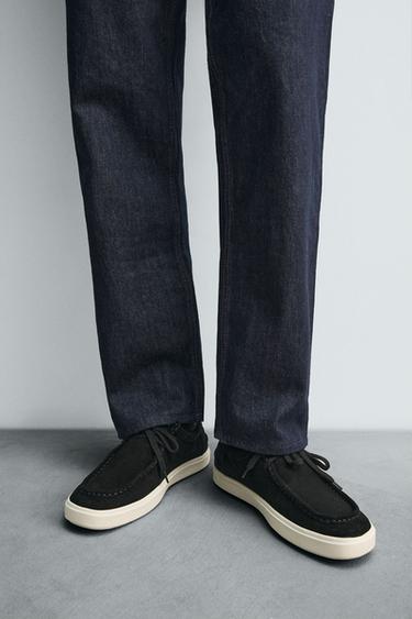 CASUAL LEATHER SHOES - Black by Zara - Image 2