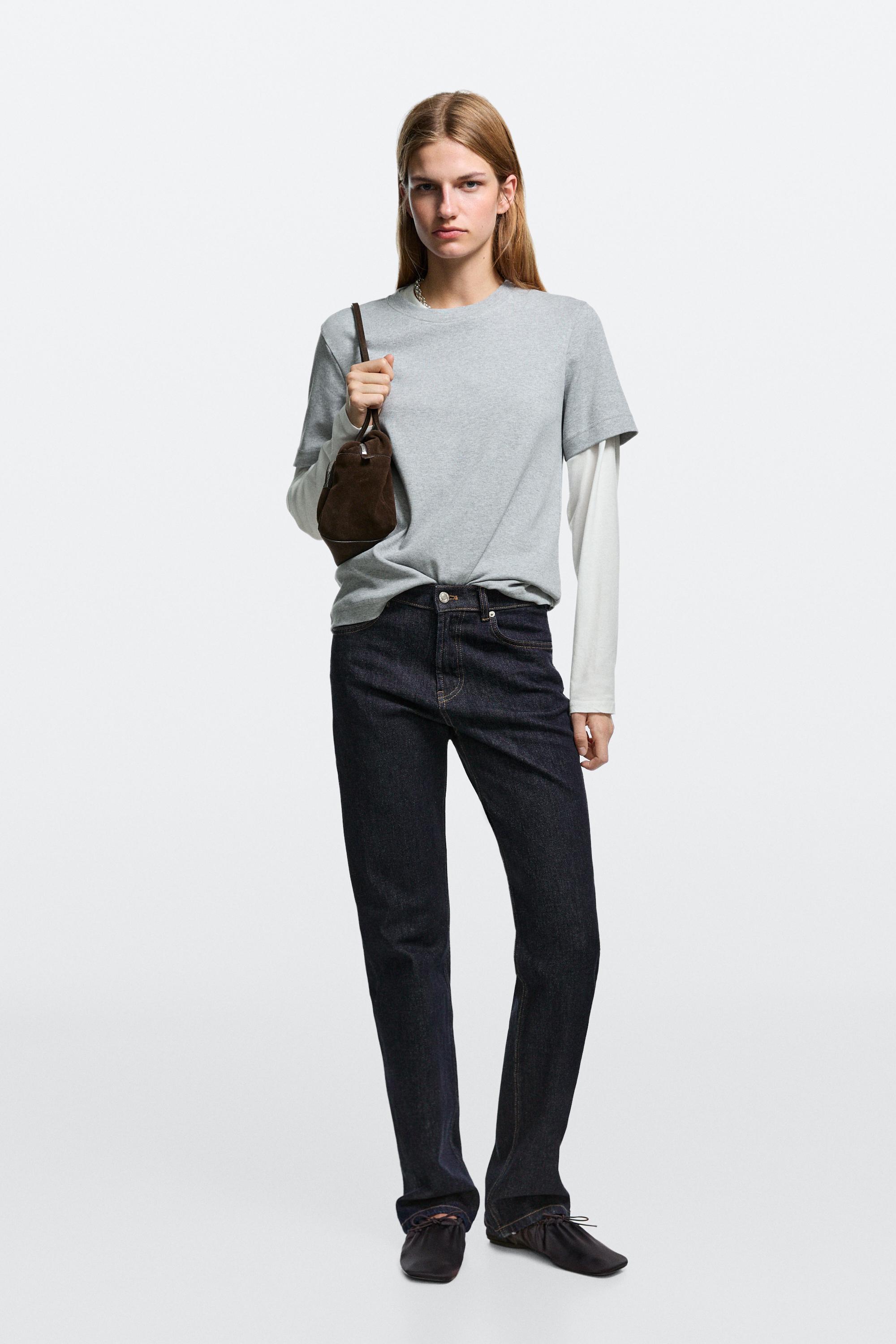Jean straight taille moyenne