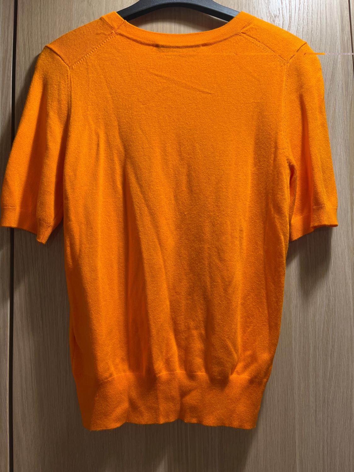 BASIC PLAIN KNIT TOP WITH SHORT SLEEVES - Image 5