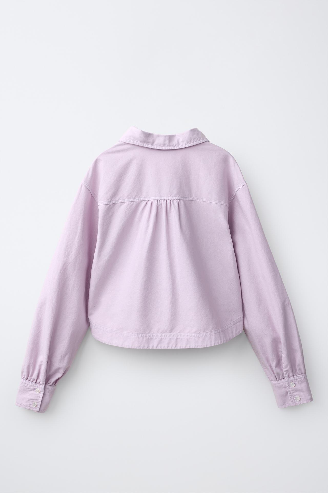 FRUIT OF THE LOOM™ OXFORD SHIRT — Light mauve