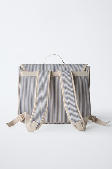 CARTABLE SCOLAIRE RAYURES - Bleu de Zara - Image 4