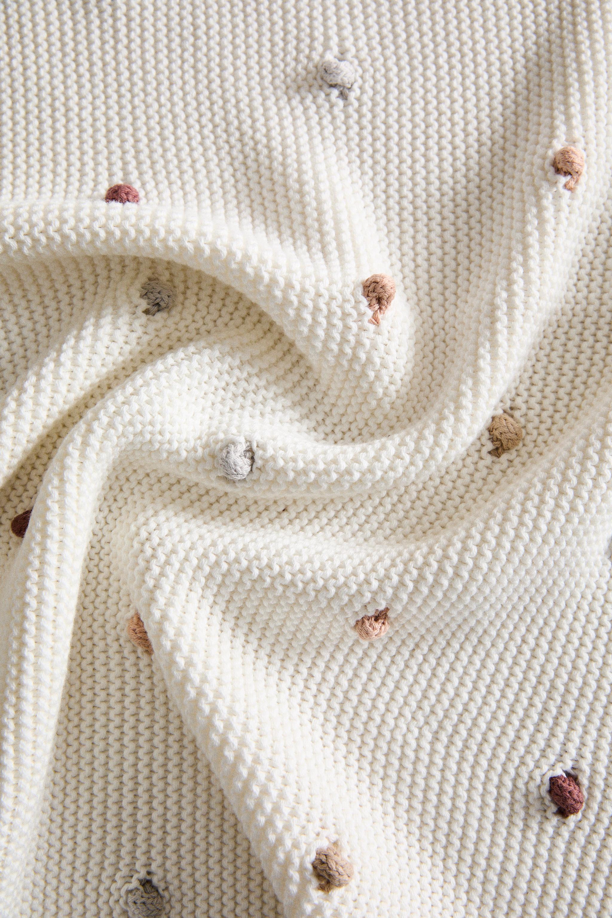 COUVERTURE BÉBÉ TRICOT
