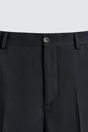 PANTALON STRAIGHT FIT CONFORT - Bleu marine de Zara - Image 7
