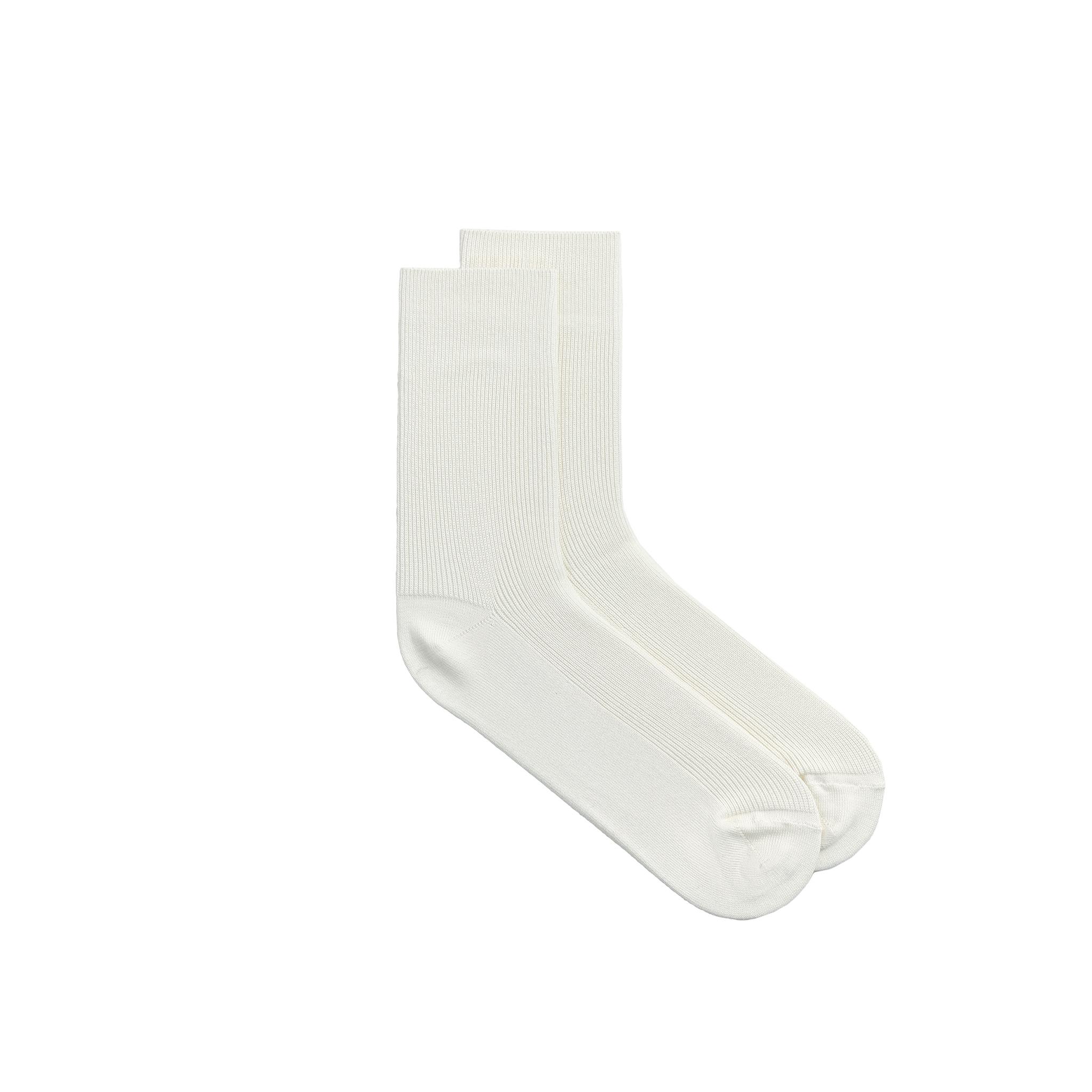 COTTON BLEND RIB SOCKS