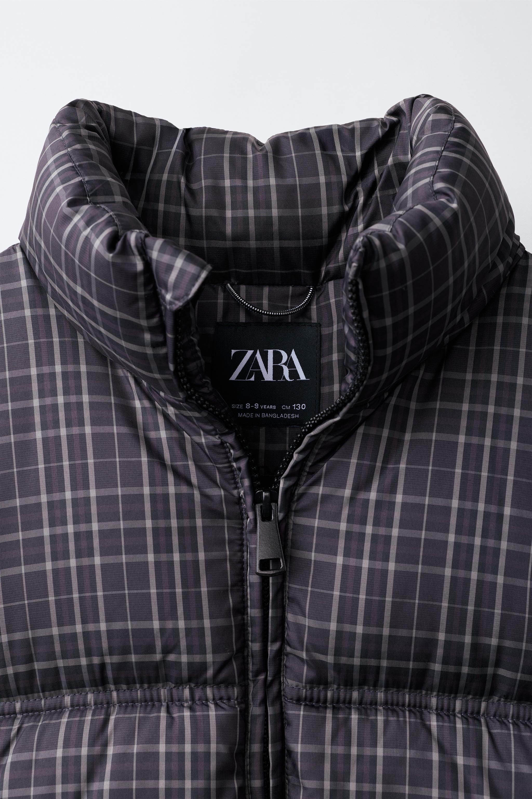 QUILTED CHECK PRINT JACKET