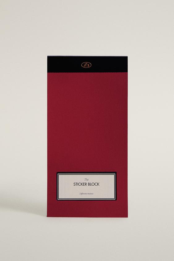 Zara NAME STICKER PAD - Red - Image 0