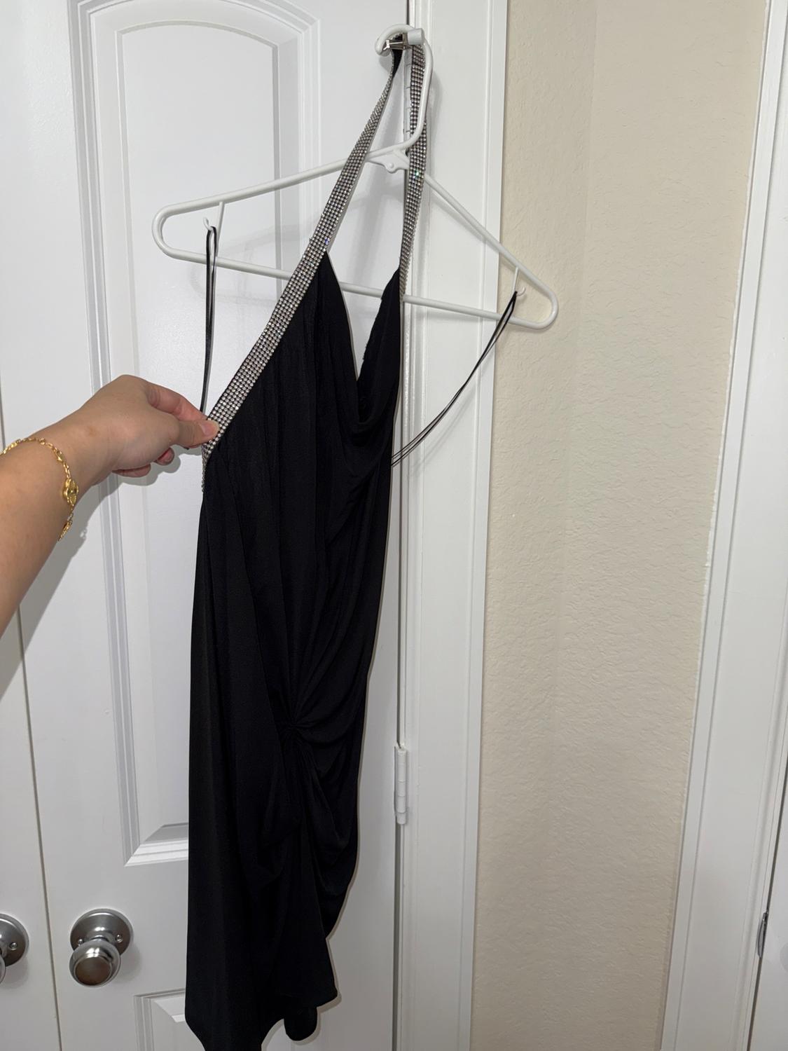 RHINESTONE DRAPED DRESS LIMITED EDITION - Image 2