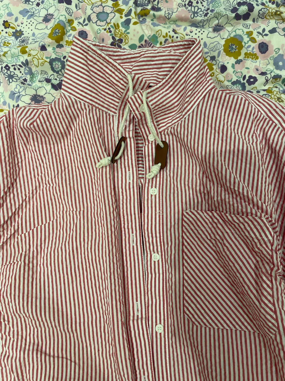 HIGH NECK STRIPED SHIRT - Image 3