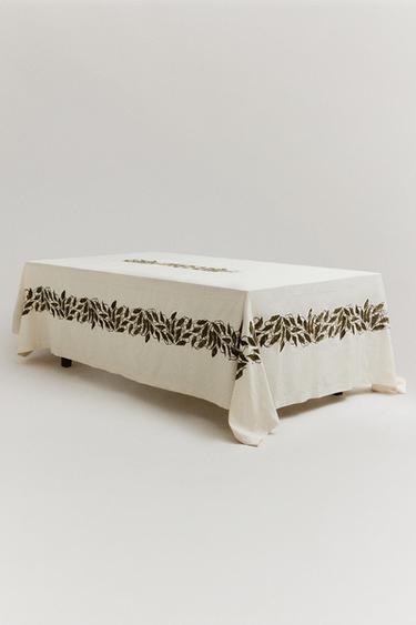 THE BURDEN OF EDEN TABLECLOTH — Green 2