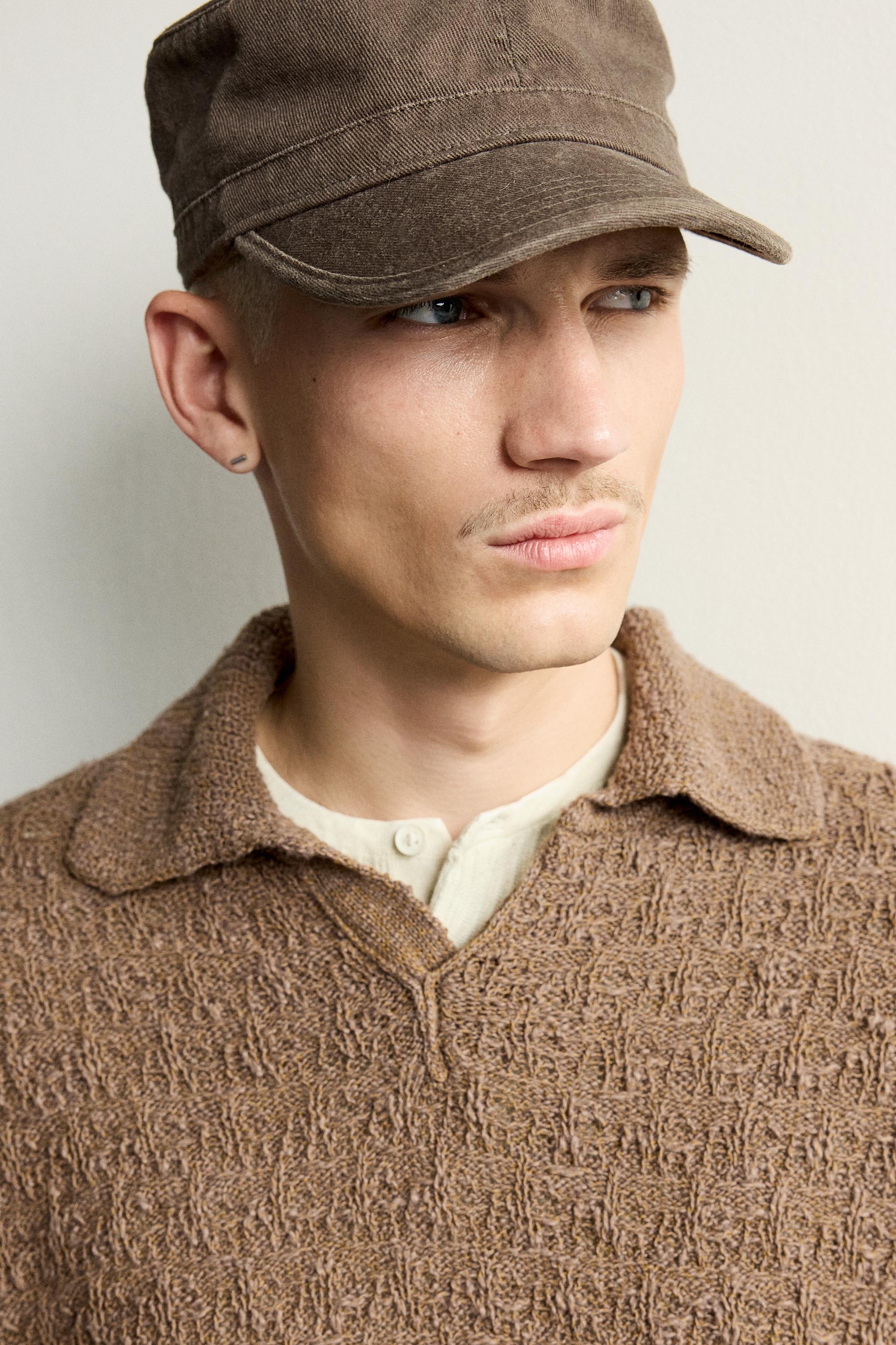 POLO EN MAILLE STRUCTURÉE TEXTURÉE